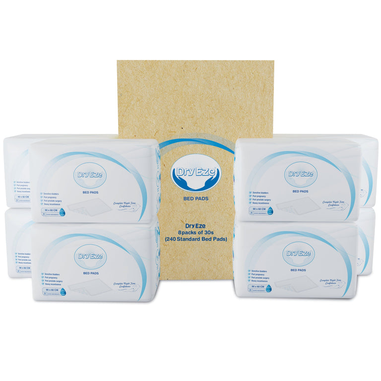 DryEze Disposable Bed Pads By ComfyLife - Multiple Sizes