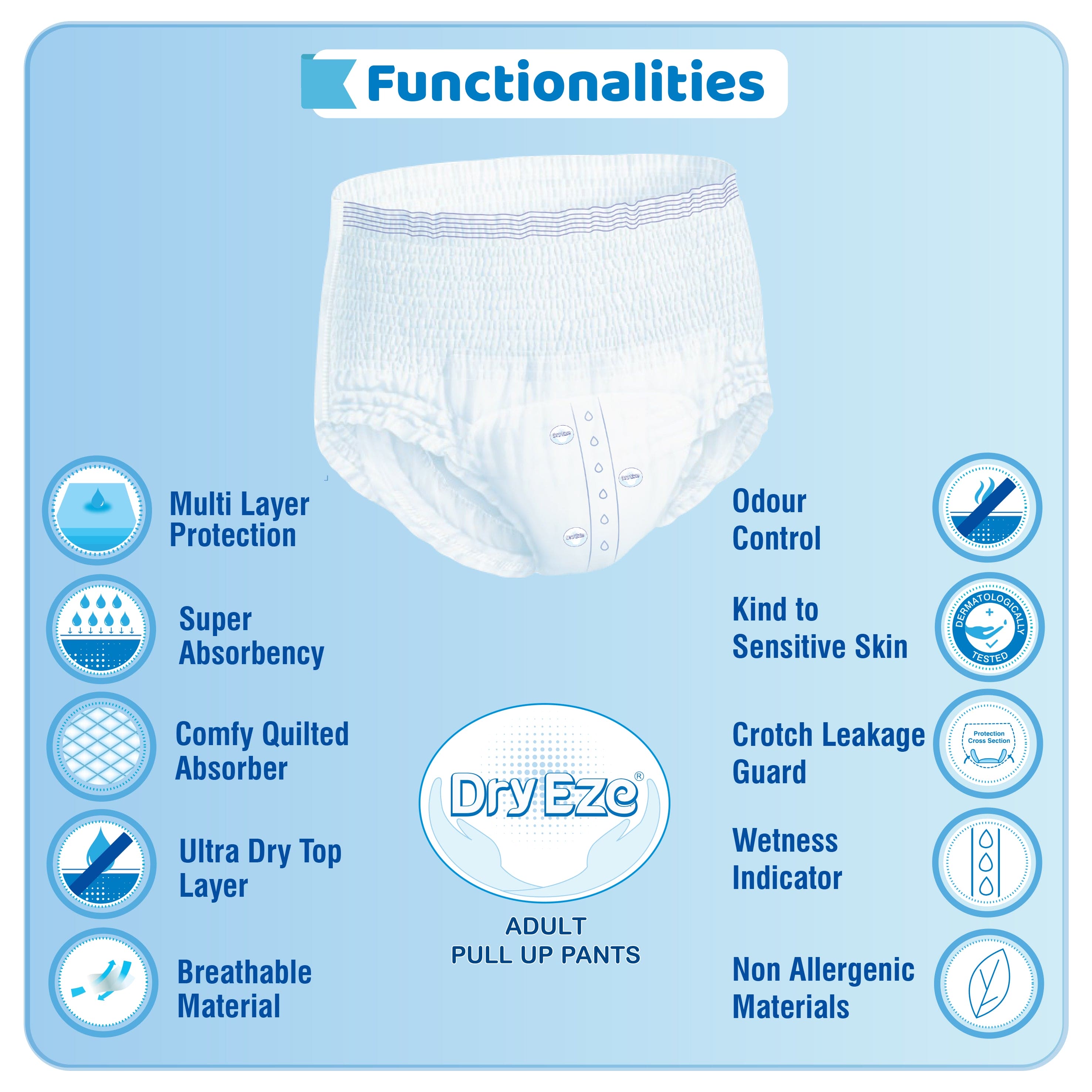 DryEze Incontinence Pull-up Pants