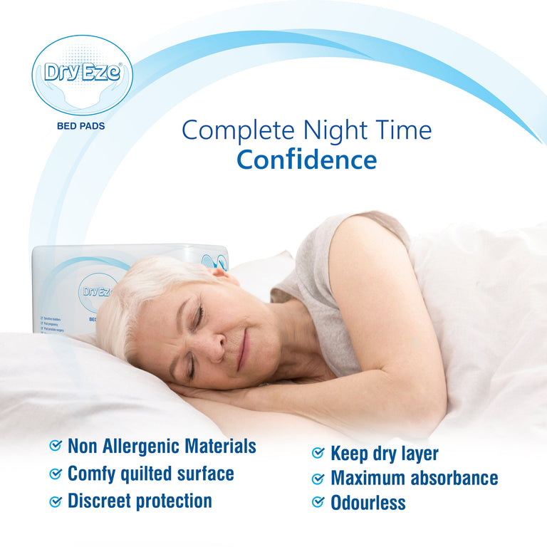 DryEze Disposable Bed Pads By ComfyLife - Multiple Sizes