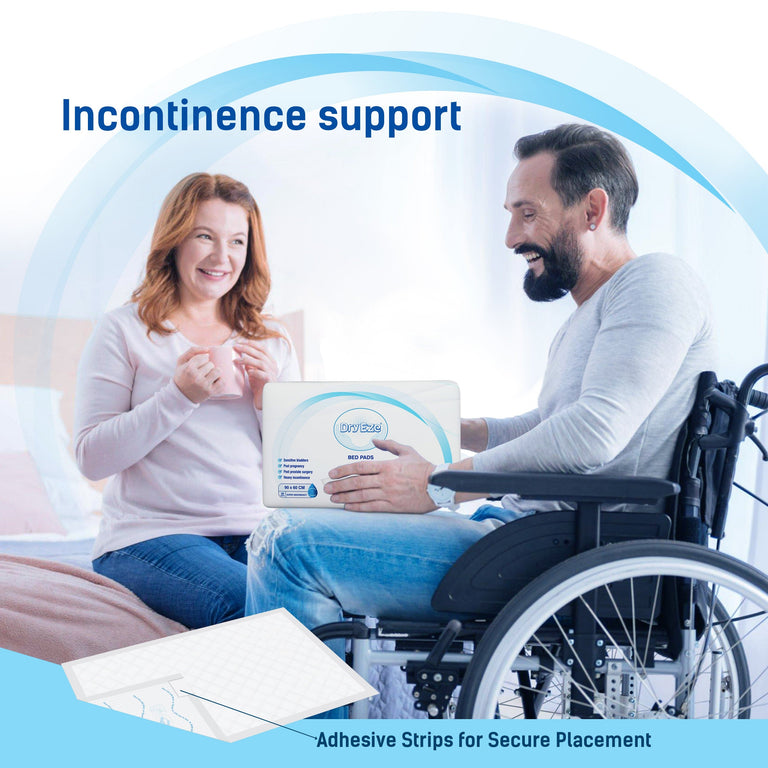 DryEze Disposable Bed Pads By ComfyLife - Multiple Sizes