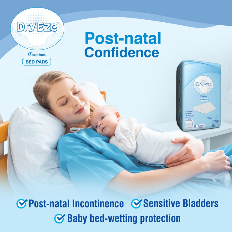 DryEze Disposable Bed Pads By ComfyLife - Multiple Sizes
