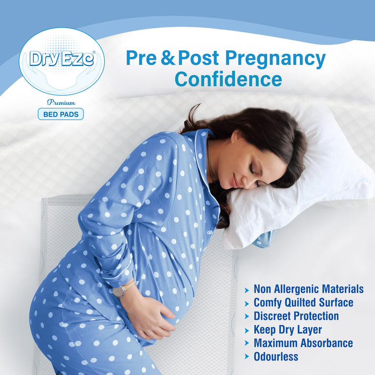 DryEze Disposable Bed Pads By ComfyLife - Multiple Sizes