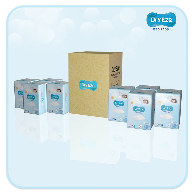 DryEze Disposable Bed Pads By ComfyLife - Multiple Sizes